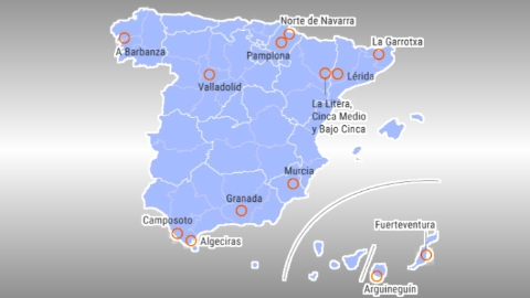 Mapa de Rebrotes de Coronavirus en España